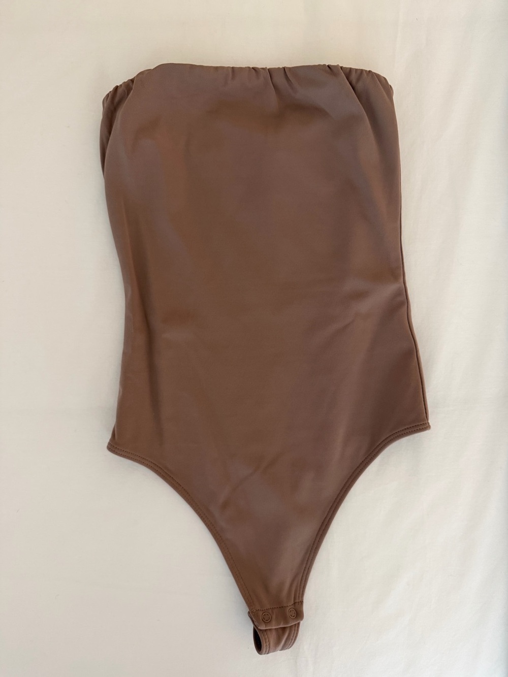 Aritzia Strapless Bodysuit in Brown